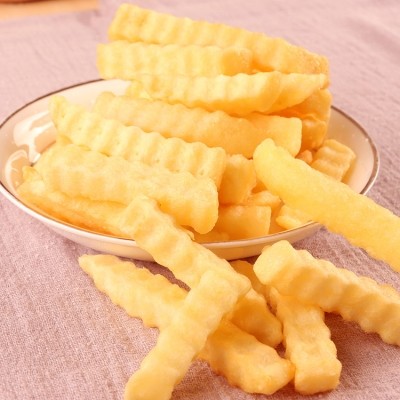 凱達(dá)恒業(yè)冷凍薯?xiàng)l 曲薯 2kg 半成品薯?xiàng)l 西餐漢堡店用油炸薯?xiàng)l